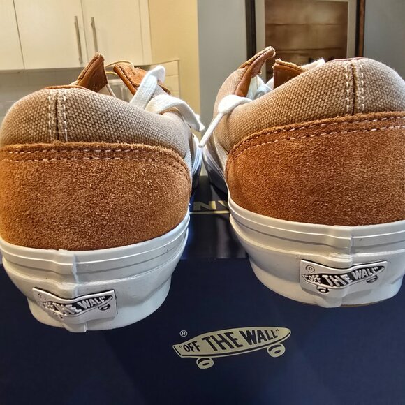 VANS LX Premium Old Skool 36 WASHED BROWN 2025 Men's Skateboarding Shoes 12 NEW - Picture 6 of 15